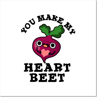 You Make My Heart Beet Cute Veggie Pun Posters and Art